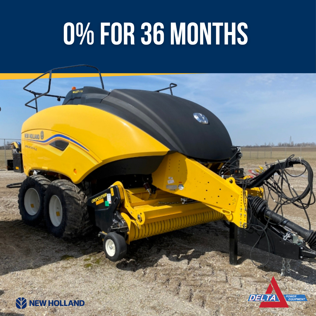 0% FOR 36 MONTHS ON SELECT COMMERCIAL HAY & FORAGE